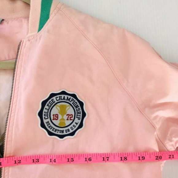 Nike Pink Women's Pegasus Jacket Pink Size Large 1972 Beaverton Champions - Picture 6 of 8